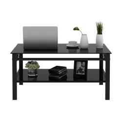 Elegant Glass Lift Top Coffee Table - Modern Living Room Centerpiece Elegant Glass Lift Top Coffee Table - Modern Living Room Centerpiece