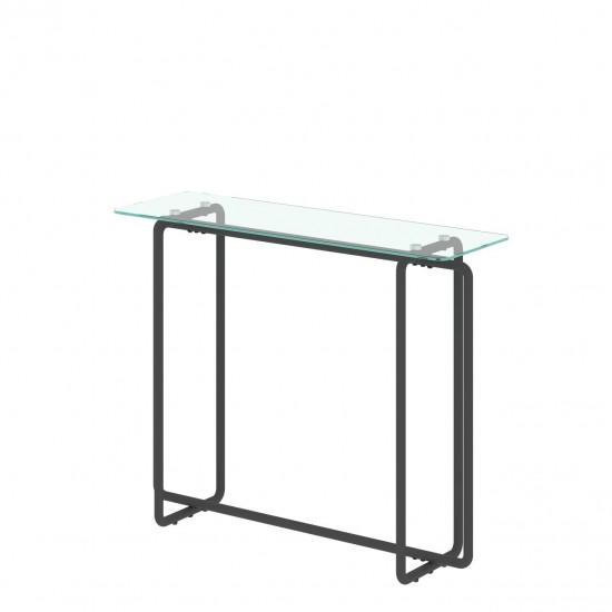 Versatile Tempered Glass Console Table - Modern Design, High Quality