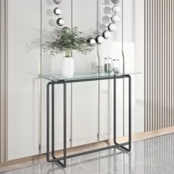 Versatile Tempered Glass Console Table - Modern Design, High Quality Versatile Tempered Glass Console Table - Modern Design, High Quality