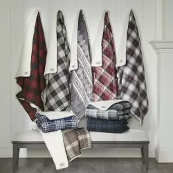 Oversized Sofstpun Down Alternative Throw Red Fabric Oversized Sofstpun Down Alternative Throw Red Fabric