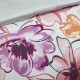 Asymmetrical Floral Comforter Set Pink Polyester