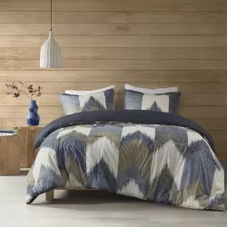 3 Piece Comforter Mini Set Navy 3 Piece Comforter Mini Set Navy