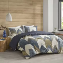 3 Piece Comforter Mini Set Navy 3 Piece Comforter Mini Set Navy