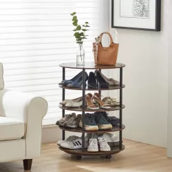 4-Tier Revolving Shoe Rack Storage Organizer 4-Tier Revolving Shoe Rack Storage Organizer