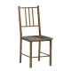 Dining Set for 2, Square wooden Dining Table with 4 Legs and 2 Metal Chair for Home Office, Kitchen, Dining Room Dining Set for 2, Square wooden Dining Table with 4 Legs and 2 Metal Chair for Home Office, Kitchen, Dining Room
