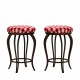 Bar Stools,Set of 2 Bar Chairs,25.5In Counter Bar Stools,Country Style Industrial,Easy to Assemble, with Footrest for Indoor Bar Dining Kitchen