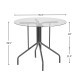 5-Piece Tempered Glass Table w/ 4 Chairs,Modern Round Dining Table Furniture Set for Home, Kitchen, Dining Room,Dining Table and Chair