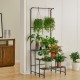 3-Tier Plant Stand Hanging Shelves Flower Pot Organizer Multifunction Flower Display Holder Indoor Outdoor Rack for Living Room Balcony and Garden