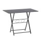 Small Foldable Desk for Small Spaces, Living Room Multifunctional Computer Table Writing Workstation for Home Office, No Assembly Required for Space-Saving