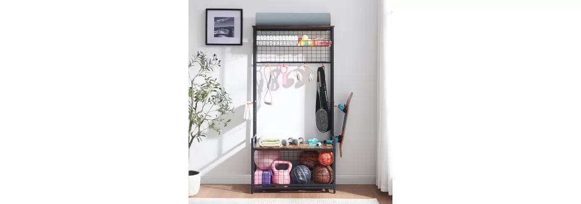 Efficient Garage Sports Equipment Organizer System for Indoor and Outdoor Ball Storage
Efficient Garage Sports Equipment Organizer System for Indoor and Outdoor Ball Storage