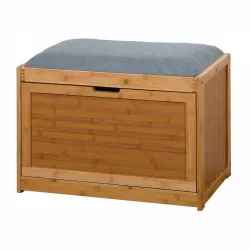 Entryway Bamboo Bench Living Room Storage Shoe Rack with Foldable Shelf 24.8 x 11.6 x 18.9 inch Entryway Bamboo Bench Living Room Storage Shoe Rack with Foldable Shelf 24.8 x 11.6 x 18.9 inch