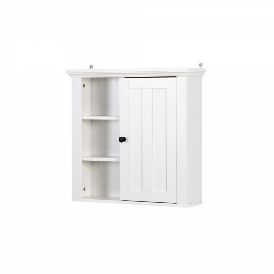 Bathroom Wooden Wall Cabinet with Door | 20.86x5.71x20 inch | Lightweight | xmrclp