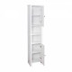 Bathroom Floor Storage Cabinet with 2 Doors Living Room Wooden Cabinet with 6 Shelves 15.75 x 11.81 x 66.93 inch