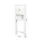 Bathroom Wooden Storage Cabinet Over-The-Toilet Space Saver with a Adjustable Shelf 23.62x7.72x67.32 inch