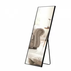 3rd generation black solid wood frame full length mirror, dressing mirror, bedroom porch, decorative mirror, clothing store, floor mounted large mirror, wall mounted. 60  3rd generation black solid wood frame full length mirror, dressing mirror, bedroom porch, decorative mirror, clothing store, floor mounted large mirror, wall mounted. 60