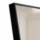 3rd generation black solid wood frame full length mirror, dressing mirror, bedroom porch, decorative mirror, clothing store, floor mounted large mirror, wall mounted. 60 