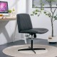 Black High Grade Pu Material. Home Computer Chair Office Chair Adjustable 360 ° Swivel Cushion Chair With Black Foot Swivel Chair Makeup Chair Study Desk Chair. No WheelsW115167391