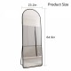The 3st generation of floor mounted full length mirrors. Aluminum alloy metal frame arched wall mirror, bathroom makeup mirror, bedroom porch, clothing store, wall mounted. Black 65 