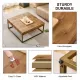 Modern rectangular coffee table, dining table. MDF desktop with metal legs. Suitable for restaurants and living rooms. The size :31.5 Modern rectangular coffee table, dining table. MDF desktop with metal legs. Suitable for restaurants and living rooms. The size :31.5