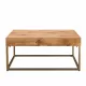 Modern rectangular coffee table, dining table. MDF desktop with metal legs. Suitable for restaurants and living rooms. The size :31.5 Modern rectangular coffee table, dining table. MDF desktop with metal legs. Suitable for restaurants and living rooms. The size :31.5