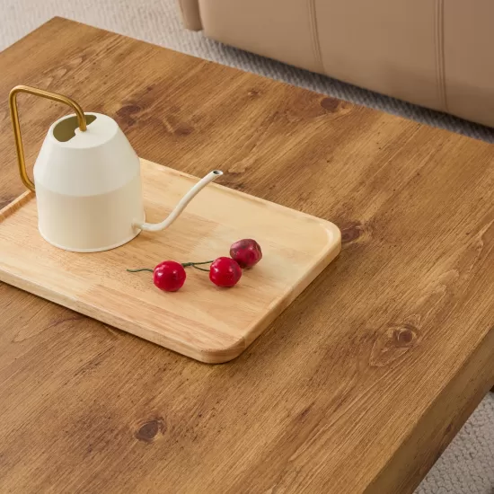 Modern rectangular coffee table, dining table. MDF desktop with metal legs. Suitable for restaurants and living rooms. The size :31.5 Modern rectangular coffee table, dining table. MDF desktop with metal legs. Suitable for restaurants and living rooms. The size :31.5