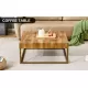 Modern rectangular coffee table, dining table. MDF desktop with metal legs. Suitable for restaurants and living rooms. The size :31.5 Modern rectangular coffee table, dining table. MDF desktop with metal legs. Suitable for restaurants and living rooms. The size :31.5