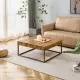 Modern rectangular coffee table, dining table. MDF desktop with metal legs. Suitable for restaurants and living rooms. The size :31.5 Modern rectangular coffee table, dining table. MDF desktop with metal legs. Suitable for restaurants and living rooms. The size :31.5