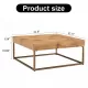Modern rectangular coffee table, dining table. MDF desktop with metal legs. Suitable for restaurants and living rooms. The size :31.5 Modern rectangular coffee table, dining table. MDF desktop with metal legs. Suitable for restaurants and living rooms. The size :31.5