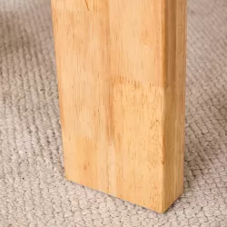 Modern and minimalist rectangular rattan tabletop with rubber wooden legs, imitation rattan woven Chinese side table, suitable for small rectangular tables in living rooms, dining rooms, and bedrooms Modern and minimalist rectangular rattan tabletop with rubber wooden legs, imitation rattan woven Chinese side table, suitable for small rectangular tables in living rooms, dining rooms, and bedrooms