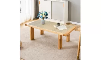 Modern and Minimalist Rattan Side Table: Perfect for Small Spaces