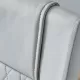 Equipped with faux leather cushioned seats - living room chairs with metal legs, suitable for kitchen, living room, bedroom, and dining room side chairs, set of 4 (light gray+PU Leather)C-001 Equipped with faux leather cushioned seats - living room chairs with metal legs, suitable for kitchen, living room, bedroom, and dining room side chairs, set of 4 (light gray+PU Leather)C-001