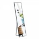 Aluminium alloy Metal Frame Wall Mounted Full Body  Mirror ,Bathroom Vanity Mirror, Bedroom Home Porch, Decorative Mirror, Clothing Store, Floor Mounted Large Mirror,.Black 65