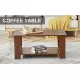 Modern minimalist walnut colored double layered rectangular coffee table ,tea table.MDF material is more durable,Suitable for living room, bedroom, and study room.19.6 Modern minimalist walnut colored double layered rectangular coffee table ,tea table.MDF material is more durable,Suitable for living room, bedroom, and study room.19.6