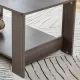 Modern minimalist gray wood grain double layered rectangular coffee table,tea table.MDF material is more durable,Suitable for living room, bedroom, and study room.19.6 Modern minimalist gray wood grain double layered rectangular coffee table,tea table.MDF material is more durable,Suitable for living room, bedroom, and study room.19.6