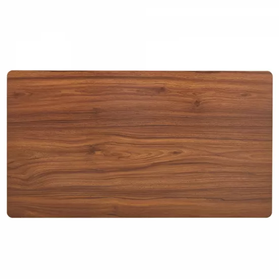 Modern minimalist walnut colored double layered rectangular coffee table ,tea table.MDF material is more durable,Suitable for living room, bedroom, and study room.19.6 Modern minimalist walnut colored double layered rectangular coffee table ,tea table.MDF material is more durable,Suitable for living room, bedroom, and study room.19.6