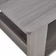 Modern minimalist gray wood grain double layered rectangular coffee table,tea table.MDF material is more durable,Suitable for living room, bedroom, and study room.19.6 Modern minimalist gray wood grain double layered rectangular coffee table,tea table.MDF material is more durable,Suitable for living room, bedroom, and study room.19.6
