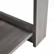 Modern minimalist gray wood grain double layered rectangular coffee table,tea table.MDF material is more durable,Suitable for living room, bedroom, and study room.19.6 Modern minimalist gray wood grain double layered rectangular coffee table,tea table.MDF material is more durable,Suitable for living room, bedroom, and study room.19.6