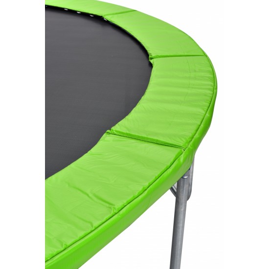 14FT Trampoline for Kids and Adults with Basketball Hoop and Net, Outdoor Recreational Trampolines for Family