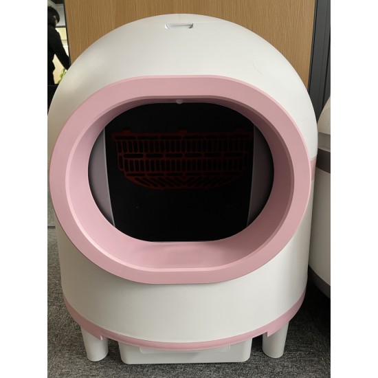 Smart Kitty Litter Box Extra Large Capacity APP Control Low Noise Automatic Cat Self Cleaning Litter Box for Multiple Cats