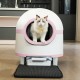 Smart Kitty Litter Box Extra Large Capacity APP Control Low Noise Automatic Cat Self Cleaning Litter Box for Multiple Cats