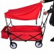 Garden Shopping Beach Cart folding wagon red