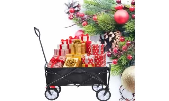   

Discover the Versatile Black Folding Wagon for Garden, Shopping, and Beach Adventures