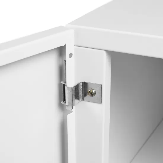 Metal Printer Stand with Storage Mobile Printer Tables for Small Spaces with Door Adjustable Shelf File Cabinet on Wheels for Home Office (White) Metal Printer Stand with Storage Mobile Printer Tables for Small Spaces with Door Adjustable Shelf File Cabinet on Wheels for Home Office (White)
