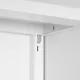 Metal Printer Stand with Storage Mobile Printer Tables for Small Spaces with Door Adjustable Shelf File Cabinet on Wheels for Home Office (White) Metal Printer Stand with Storage Mobile Printer Tables for Small Spaces with Door Adjustable Shelf File Cabinet on Wheels for Home Office (White)