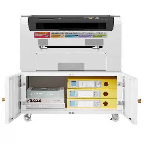 Office Copier File Cabinet, Mobile Lateral Filing Cabinet with 2 Door, Rolling File Cabinet, Printer Stand for Legal/Letter/A4 File Office Copier File Cabinet, Mobile Lateral Filing Cabinet with 2 Door, Rolling File Cabinet, Printer Stand for Legal/Letter/A4 File