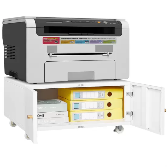 Office Copier File Cabinet, Mobile Lateral Filing Cabinet with 2 Door, Rolling File Cabinet, Printer Stand for Legal/Letter/A4 File Office Copier File Cabinet, Mobile Lateral Filing Cabinet with 2 Door, Rolling File Cabinet, Printer Stand for Legal/Letter/A4 File
