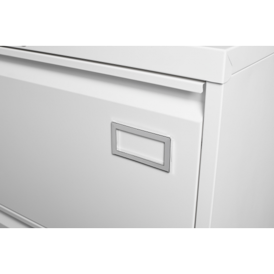 Filing Cabinet Lateral File Cabinet 3 Drawer, White Filing Cabinets with Lock, Locking Metal File Cabinets Three Drawer Office Cabinet for Legal/Letter/A4/F4 Home Offic