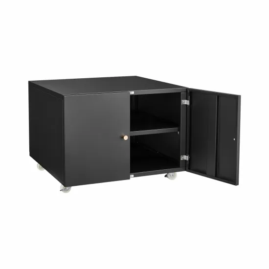 Office furniture Copier Cabinet BLACK 2 door steel copier stand mobile pedestal file Printer Stand Office furniture Copier Cabinet BLACK 2 door steel copier stand mobile pedestal file Printer Stand