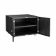Office furniture Copier Cabinet BLACK 2 door steel copier stand mobile pedestal file Printer Stand