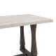 60 inch Dining Table Set for 6 Chairs, Classic Farmhouse Rectangle Kitchen Table Ideal for Home,Kitchen, Grey Tabletop.